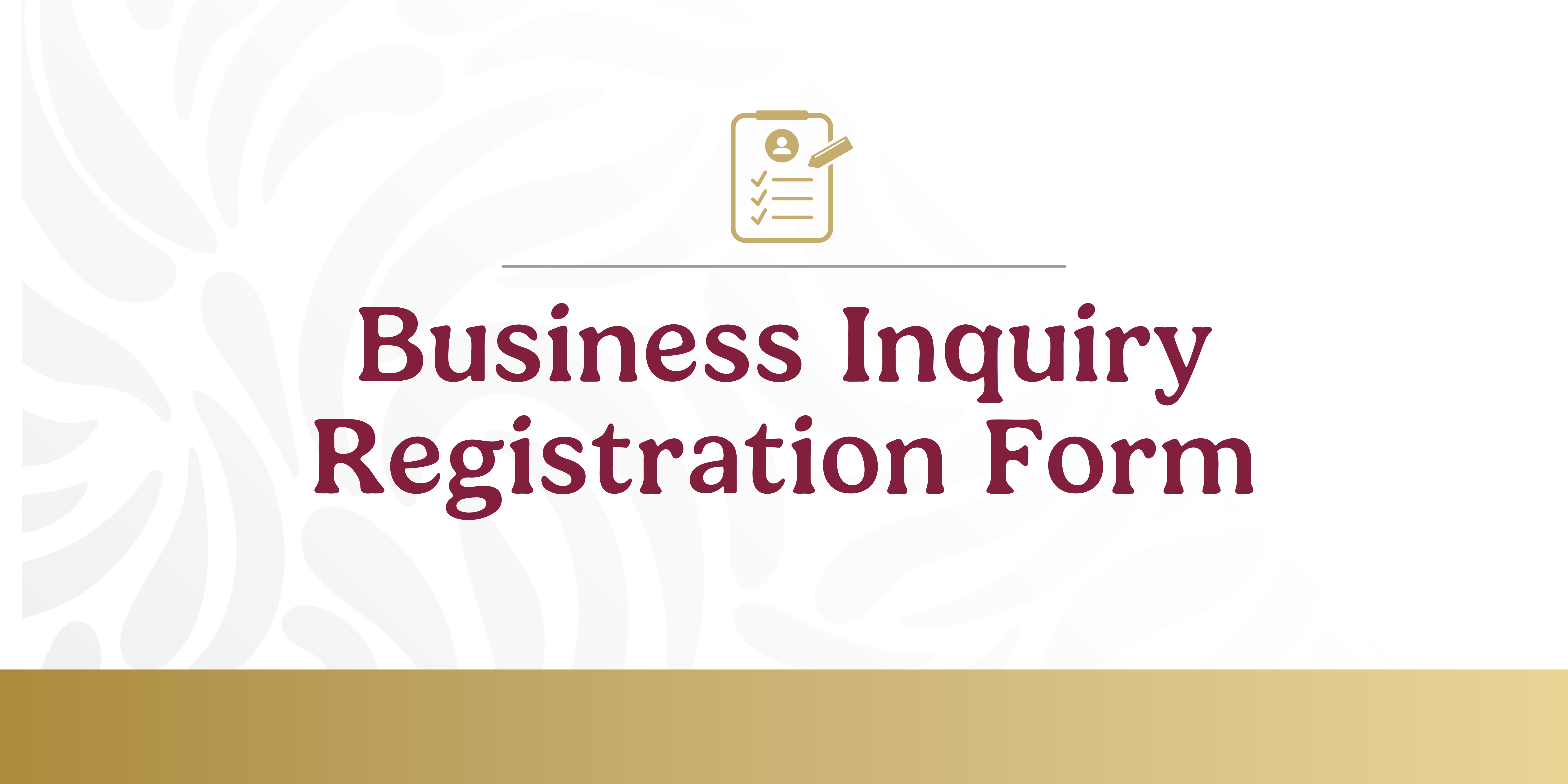 Business Inquiry Form